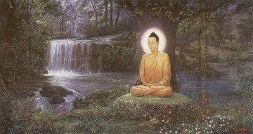 シッダッタ王子は最高の悟りを達成し ブッダ仏教となった Oil Paintings